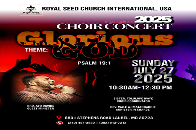 Glorious God - 2025 Choir Concert