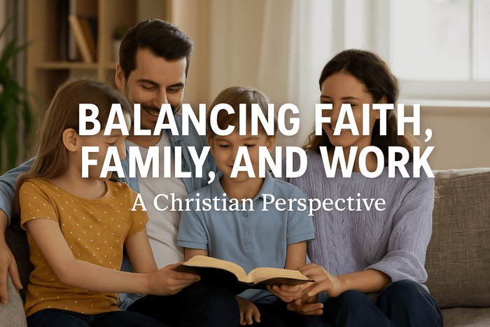 Balancing Faith, Family, and Work: A Christian Perspective